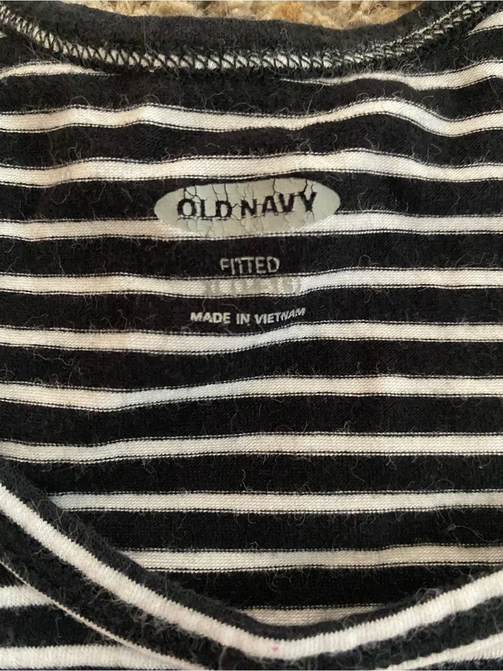Girls xl 14-16 Old Navy fitted striped Razorback tank top